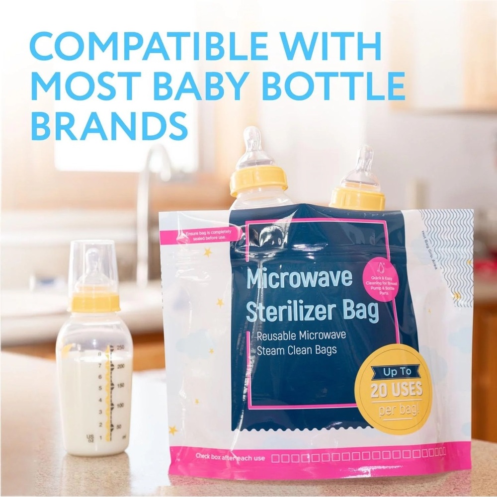 Amazon Microwave Sterilizer Bag - clear